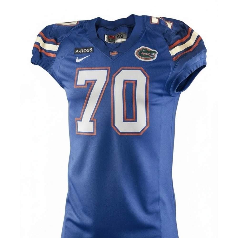 Nike Florida Gators #70 Jersey 48 +4 A-ROSS SEC Stitched 2003 Y2K Authentic